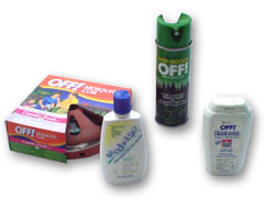 Assortment of insect repellant products