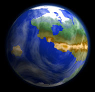 Image of a terrestrial planet