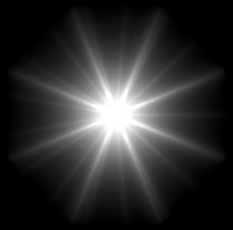Image of a bright quasar