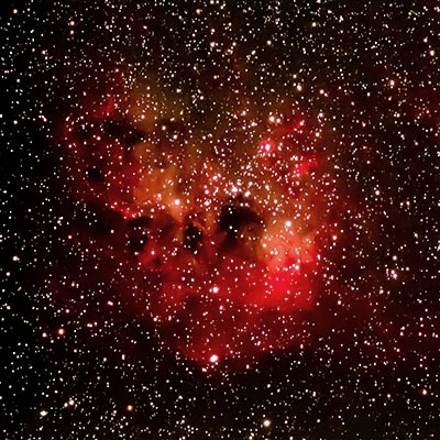 Image of emission nebula IC 410