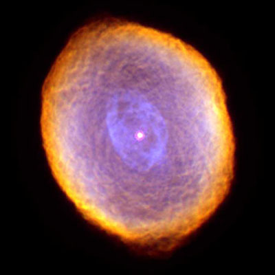 Hubble image of planetary nebula IC 418 the Spirograph Nebula