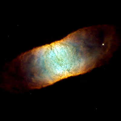 Hubble image of Planetary nebula IC 4406, the Retina Nebula