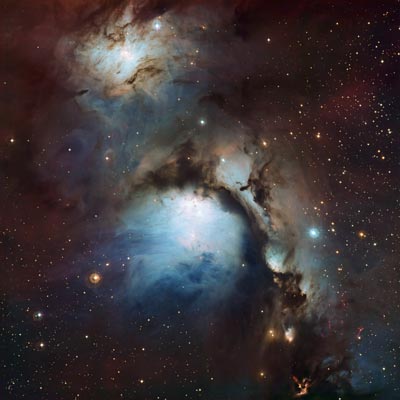 Image of the reflection nebula M78 in Orion