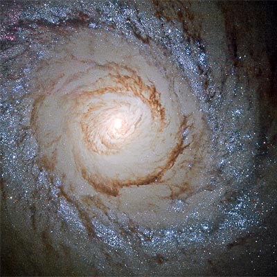Hubble image of spiral galaxy M94