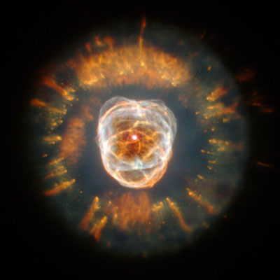 Hubble image of NGC 2392 the Eskimo Nebula