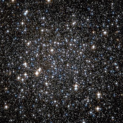 Hubble image of globular star cluster NGC 6101