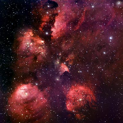 ESO image of NGC 6334 the Cat's Paw Nebula