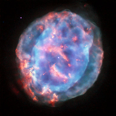 Hubble image of NGC 6818, the Little Gem Nebula