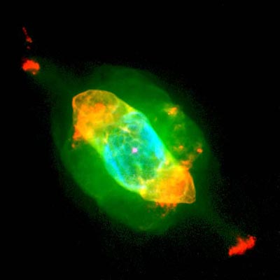 Hubble image of NGC 7009 the Saturn Nebula