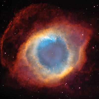 Hubble image of NGC 7293 the Helix Nebula