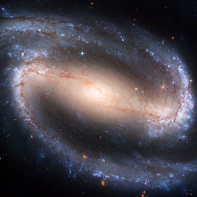 Hubble image of barred spiral galaxy NGC 1300
