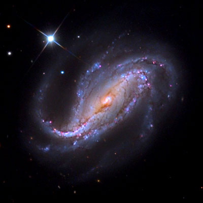 Image of barred spiral galaxy NGC 613