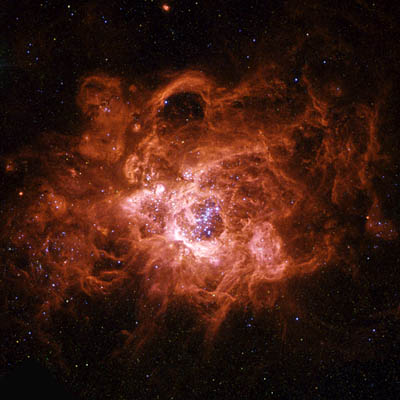 Image of Emission nebula NGC 604 in Triangulum