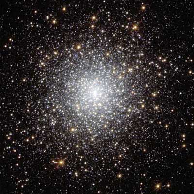 Hubble image of image of globular star cluster NGC 1049