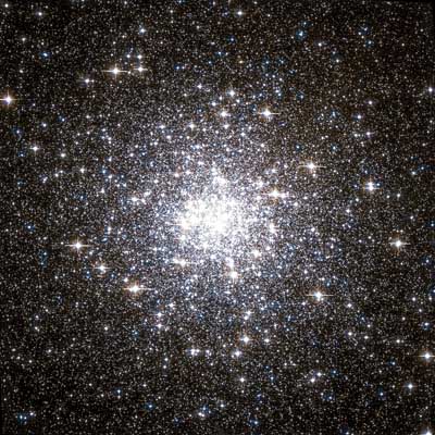 Hubble image of globular star cluster M92