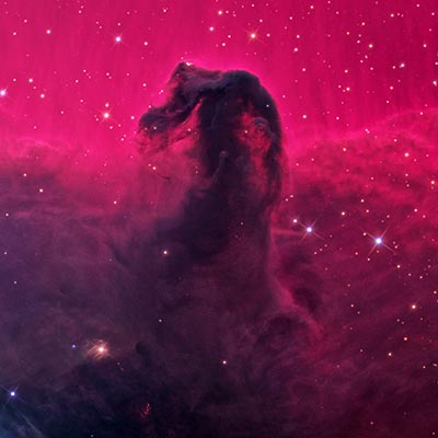 Image of the famous Horsehead Nebula near the star Alnitak