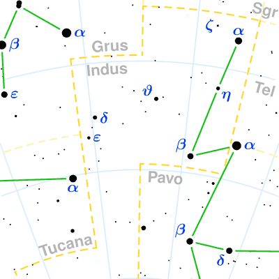 Indus constellation map