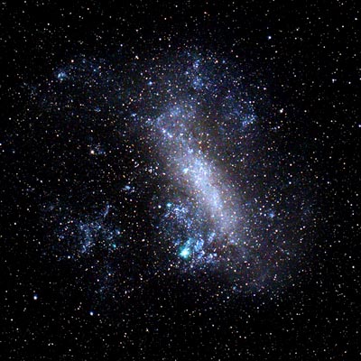 Telescope image of the Large Magellanic Cloud