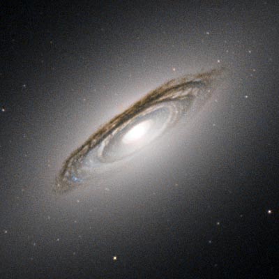 Hubble image of lenticular Galaxy NGC 6861