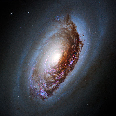 Image of spiral galaxy M64 The Backeye Galaxy