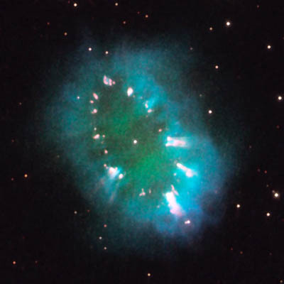 Hubble image of the Necklace Nebula 