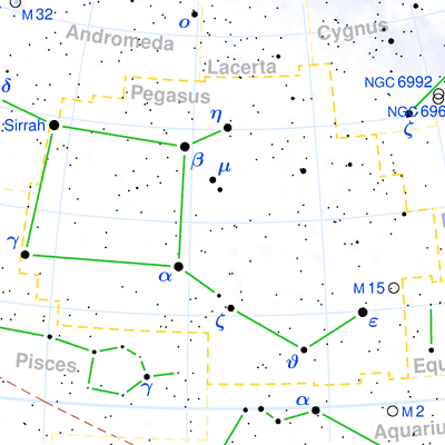 Pegasus Star Chart