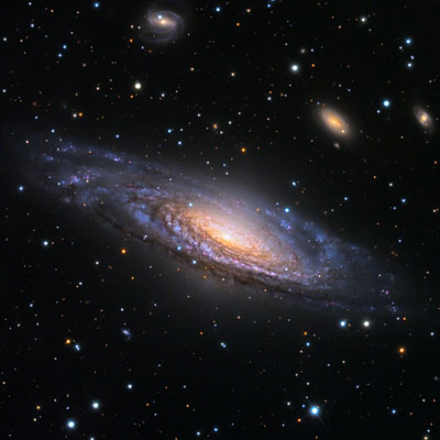 Image of spiral galaxy NGC 7331 in Pegasus