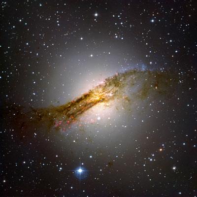 ESO image of spiral galaxy Centaurus A