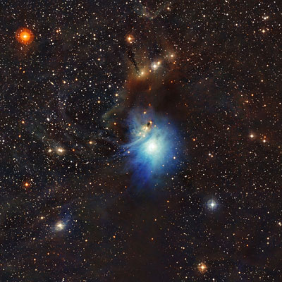 Image of a newly-formed star in the Chamaeleon Cloud Complex