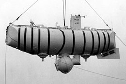 Image of the bathyscaphe Trieste