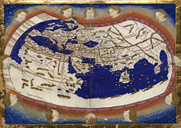 Image of Ptolemy's map of the world
