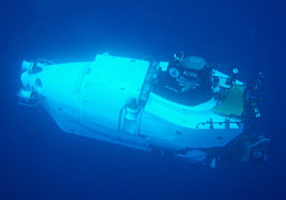 NOAA image of the deep sea submersible Alvin