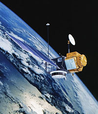 NASA artist illustration of the OPEX/Poseidon satellite