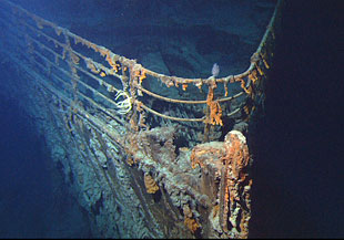 NOAA image of the wreck of Titanic