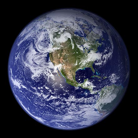 NASA Blue Marble Composite Image of the Earth