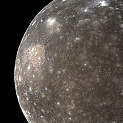 callisto moon of jupiter surface