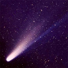 Image of comet Halley taken March 8, 1986 by W. Liller