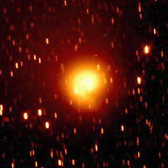 Hubble Space Telescope image of comet Hale-Bopp