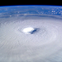 Hurricane Isabel as seen from the International Space Station