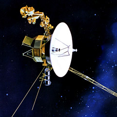 The Voyager spacecraft