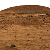 Spirit rover image of a feature known as Husband Hill