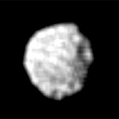 Voyager 2 Image of Uranus' moon Puck