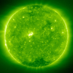 SOHO ultraviolet image of the Sun