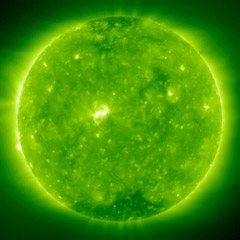 SOHO ultraviolet image of the Sun