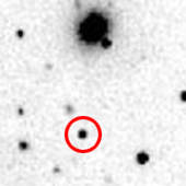 Discovery Image of Uranus' moon Sycorax