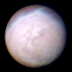 Voyager 2 image of Neptune's moon Triton