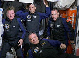 Image of Axiom 1 Crew on the ISS