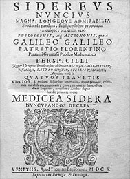 Sidereus Nuncius by Galileo Galilei