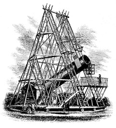 Herschel's 40-foot Tetescope
