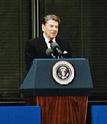 President Reagan Speaking About the Challenger Accident